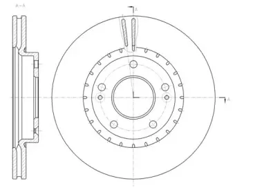 61434.10 ROADHOUSE Тормозной диск