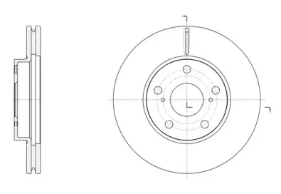 61539.10 ROADHOUSE Тормозной диск