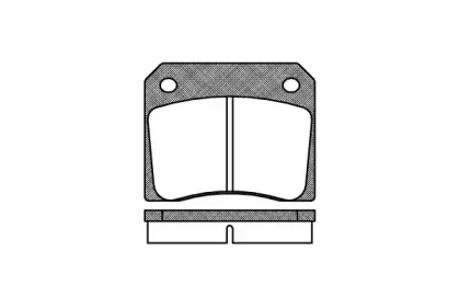 0036.00 REMSA Комплект тормозных колодок, дисковый тормоз