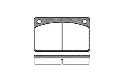 0042.00 REMSA Комплект тормозных колодок, дисковый тормоз