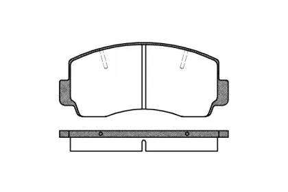 0094.20 REMSA Комплект тормозных колодок, дисковый тормоз