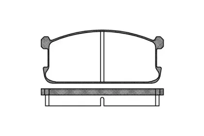 0106.00 REMSA Комплект тормозных колодок, дисковый тормоз