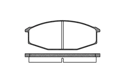 0115.20 REMSA Комплект тормозных колодок, дисковый тормоз