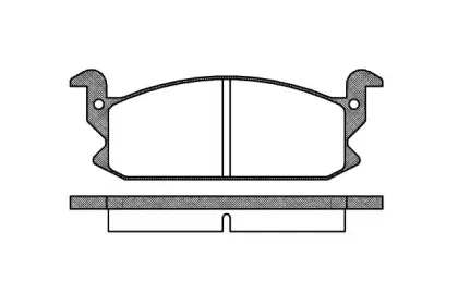 0177.00 REMSA Комплект тормозных колодок, дисковый тормоз