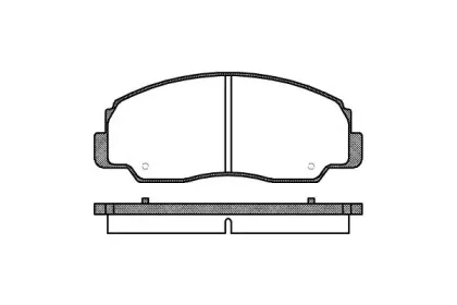 0178.20 REMSA Комплект тормозных колодок, дисковый тормоз