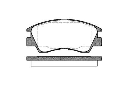 0275.10 REMSA Комплект тормозных колодок, дисковый тормоз