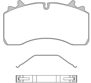 JCA 1075.00 REMSA Комплект тормозных колодок, дисковый тормоз