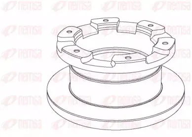 NCA1181.10 REMSA Тормозной диск