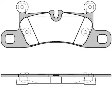 1379.40 REMSA Комплект тормозных колодок, дисковый тормоз