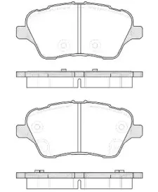 1514.00 REMSA Комплект тормозных колодок, дисковый тормоз
