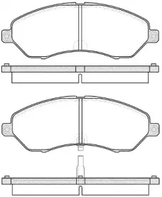 152902 REMSA Комплект тормозных колодок, дисковый тормоз