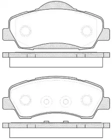 1530.00 REMSA Комплект тормозных колодок, дисковый тормоз