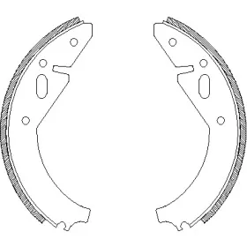 4003.00 REMSA Комплект тормозных колодок