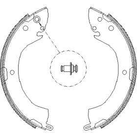 4079.00 REMSA Комплект тормозных колодок