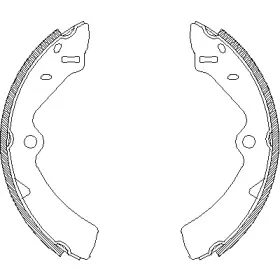 4167.00 REMSA Комплект тормозных колодок