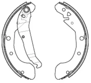 4231.00 REMSA Комплект тормозных колодок