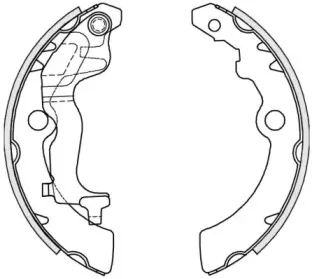 4251.00 REMSA Комплект тормозных колодок