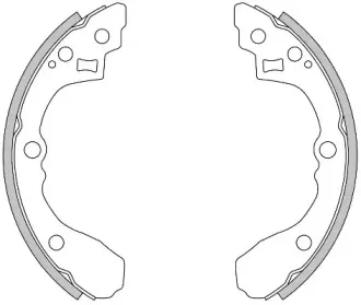 4275.00 REMSA Комплект тормозных колодок
