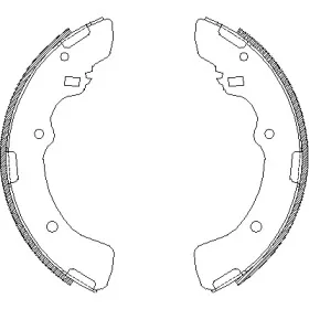 4379.00 REMSA Комплект тормозных колодок