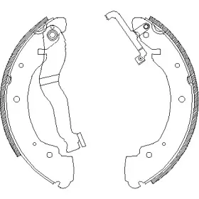 4402.00 REMSA Комплект тормозных колодок