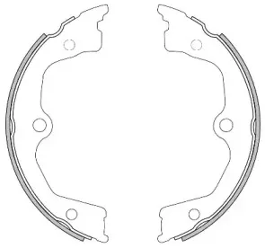 4626.00 REMSA Комплект тормозных колодок