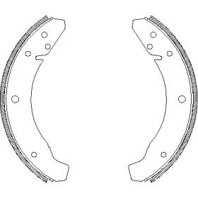 4683.00 REMSA Комплект тормозных колодок