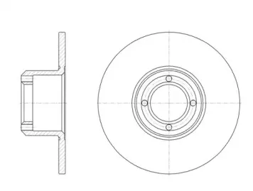 6008.00 REMSA Тормозной диск