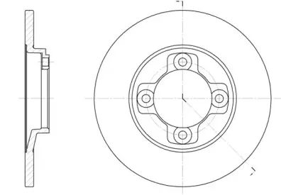 6031.00 REMSA Тормозной диск