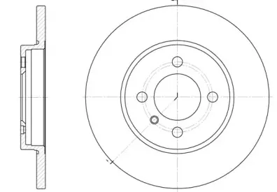 6058.00 REMSA Тормозной диск