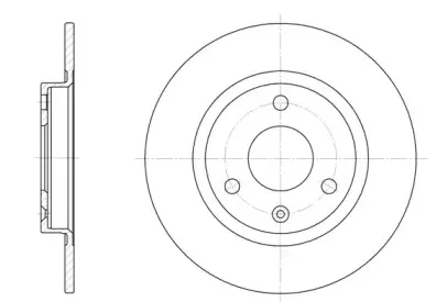 6070.00 REMSA Тормозной диск