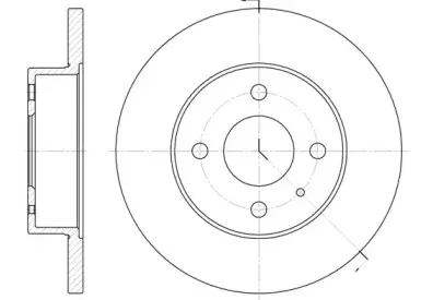 6090.00 REMSA Тормозной диск
