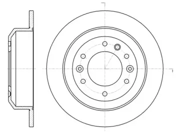 61027.00 REMSA Тормозной диск