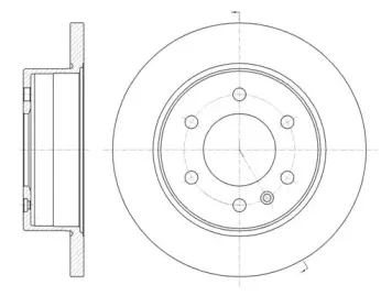 61035.00 REMSA Тормозной диск