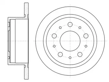 61057.00 REMSA Тормозной диск
