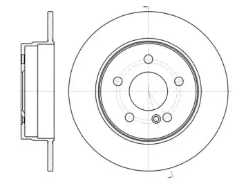 61069.00 REMSA Тормозной диск