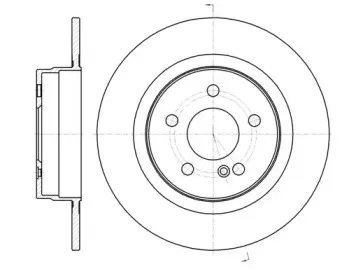 61070.00 REMSA Тормозной диск