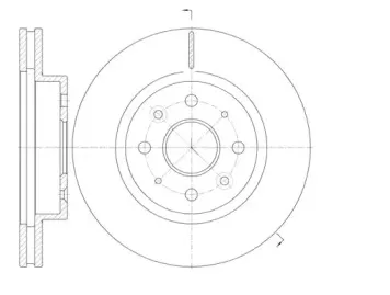 61103.10 REMSA Тормозной диск