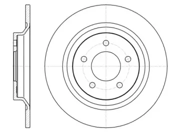 61113.00 REMSA Тормозной диск