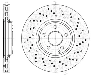 61123.10 REMSA Тормозной диск