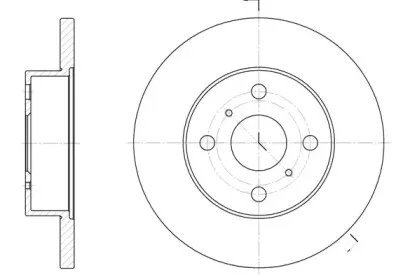 6114.00 REMSA Тормозной диск