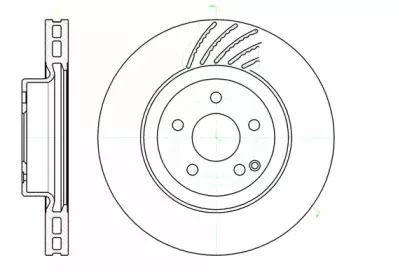 61142.10 REMSA Тормозной диск