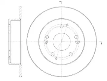 61147.00 REMSA Тормозной диск