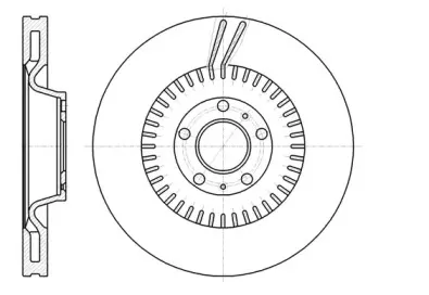 61154.10 REMSA Тормозной диск