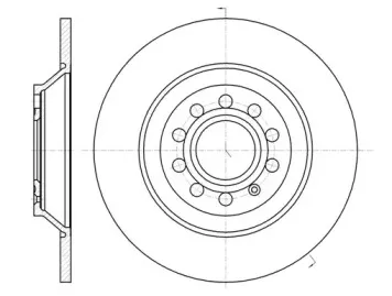 61207.00 REMSA Тормозной диск