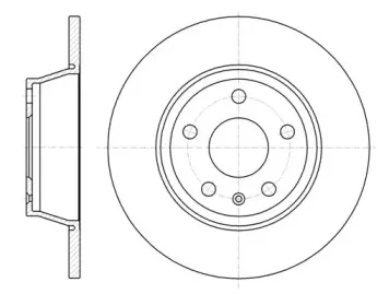 61214.00 REMSA Тормозной диск
