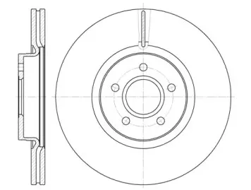 61223.10 REMSA Тормозной диск