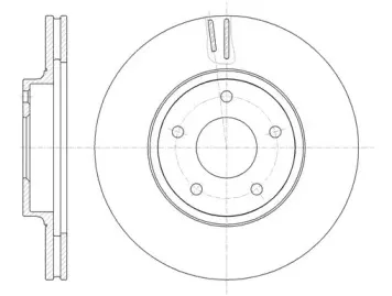 61243.10 REMSA Тормозной диск