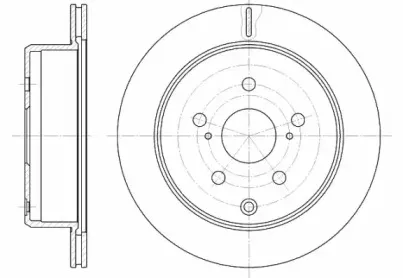 61253.10 REMSA Тормозной диск