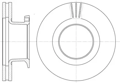 61289.10 REMSA Тормозной диск