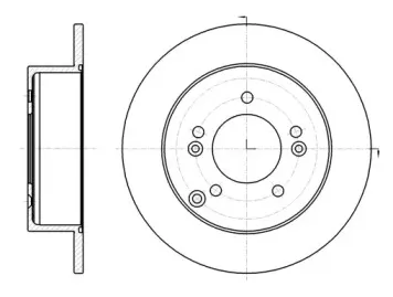 61293.00 REMSA Тормозной диск